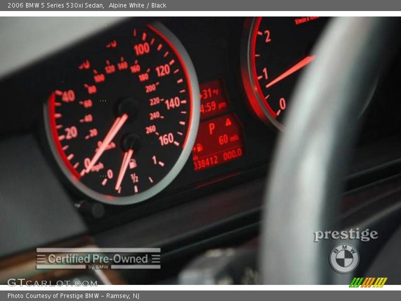 Alpine White / Black 2006 BMW 5 Series 530xi Sedan