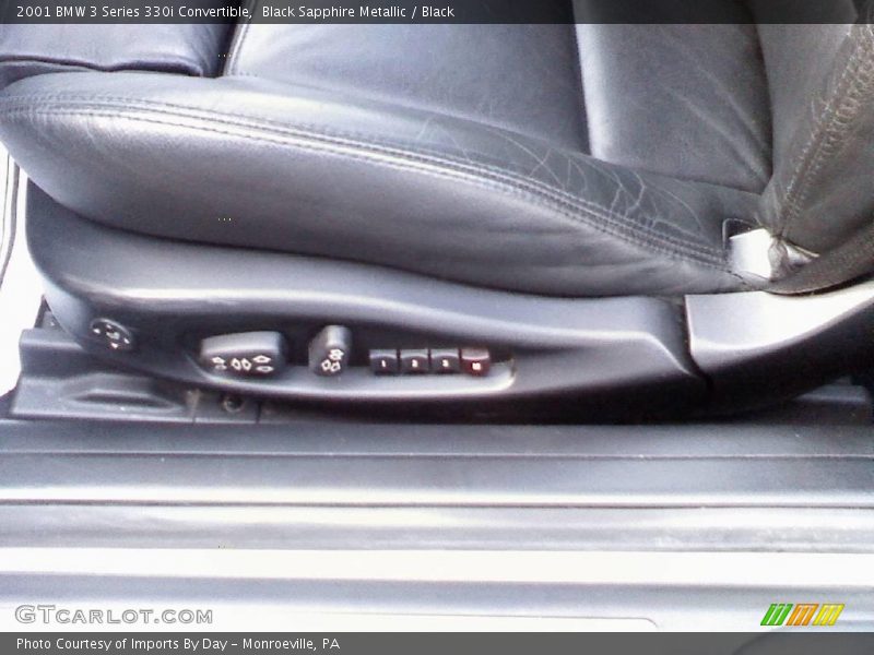 Black Sapphire Metallic / Black 2001 BMW 3 Series 330i Convertible