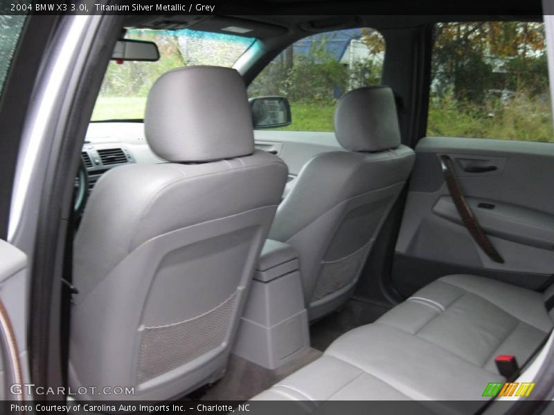 Titanium Silver Metallic / Grey 2004 BMW X3 3.0i