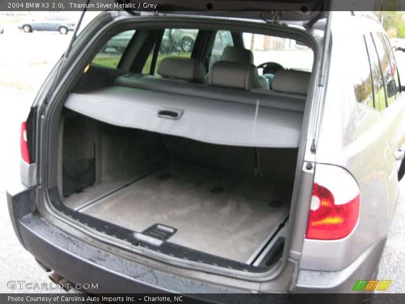 Titanium Silver Metallic / Grey 2004 BMW X3 3.0i