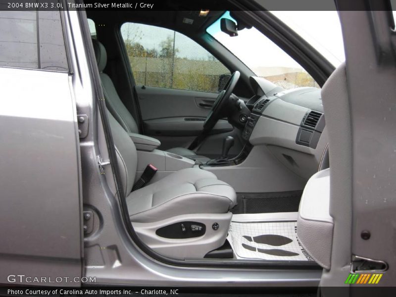 Titanium Silver Metallic / Grey 2004 BMW X3 3.0i