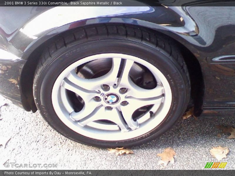 Black Sapphire Metallic / Black 2001 BMW 3 Series 330i Convertible