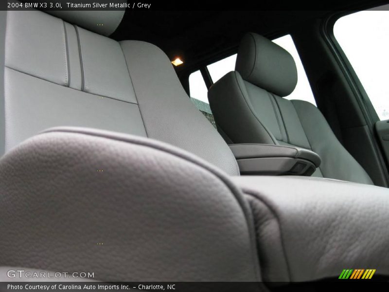 Titanium Silver Metallic / Grey 2004 BMW X3 3.0i