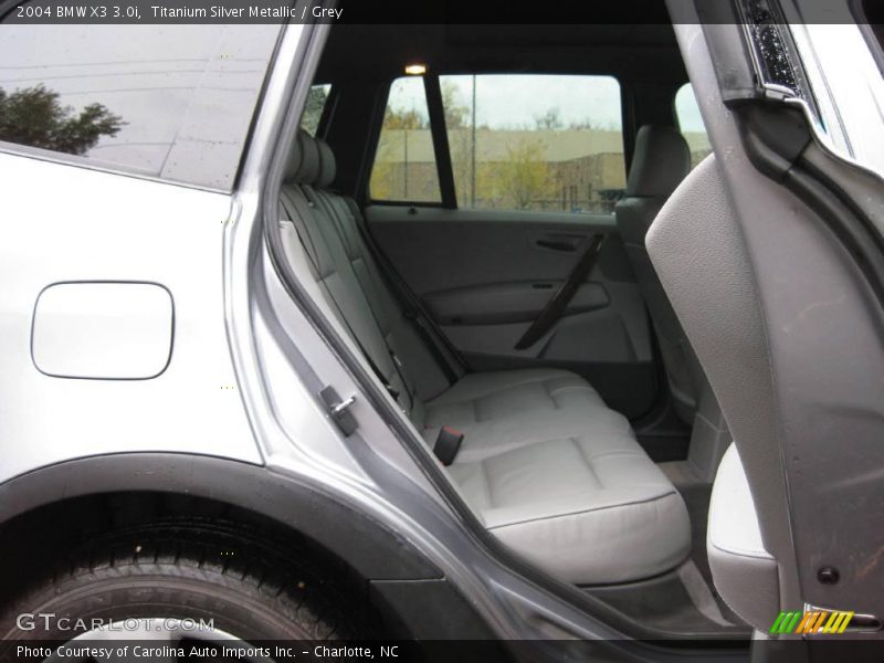 Titanium Silver Metallic / Grey 2004 BMW X3 3.0i