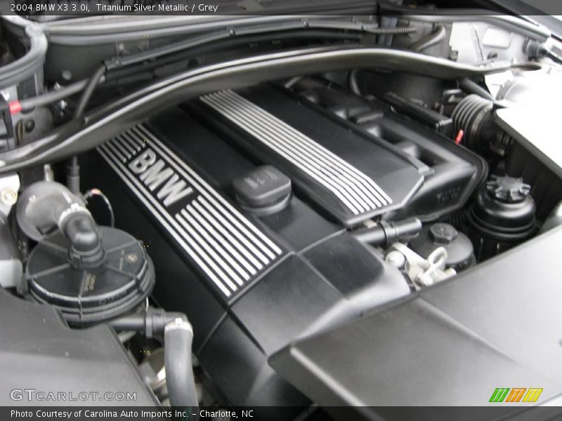 Titanium Silver Metallic / Grey 2004 BMW X3 3.0i