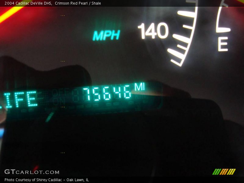 Crimson Red Pearl / Shale 2004 Cadillac DeVille DHS