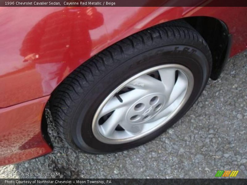 Cayenne Red Metallic / Beige 1996 Chevrolet Cavalier Sedan