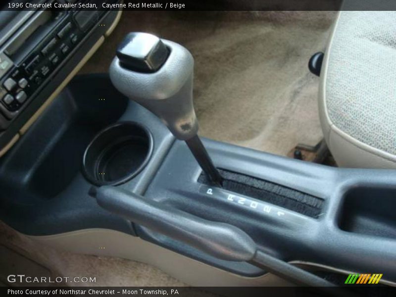 Cayenne Red Metallic / Beige 1996 Chevrolet Cavalier Sedan