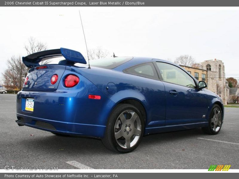 Laser Blue Metallic / Ebony/Blue 2006 Chevrolet Cobalt SS Supercharged Coupe