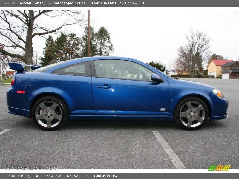 Laser Blue Metallic / Ebony/Blue 2006 Chevrolet Cobalt SS Supercharged Coupe