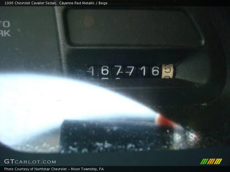 Cayenne Red Metallic / Beige 1996 Chevrolet Cavalier Sedan