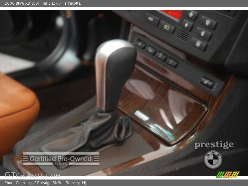 Jet Black / Terracotta 2006 BMW X3 3.0i