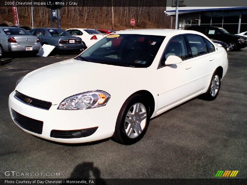 White / Gray 2006 Chevrolet Impala LT