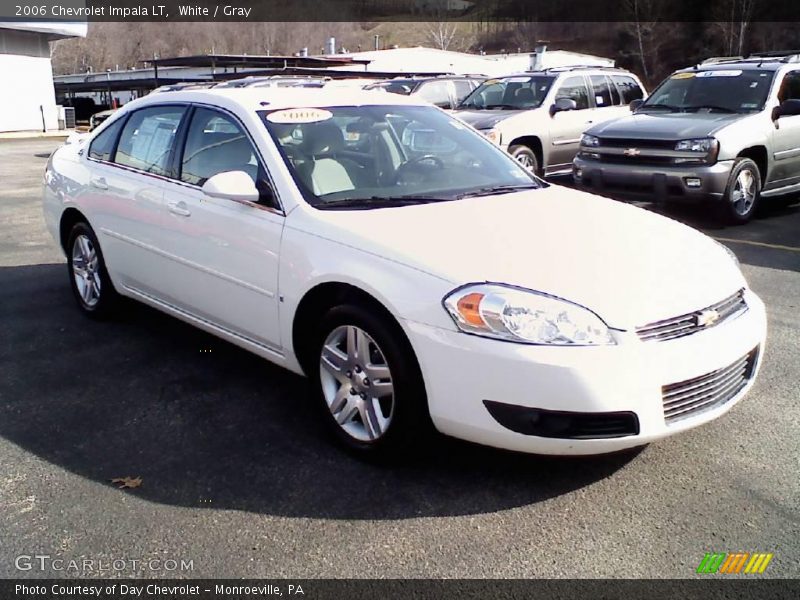White / Gray 2006 Chevrolet Impala LT