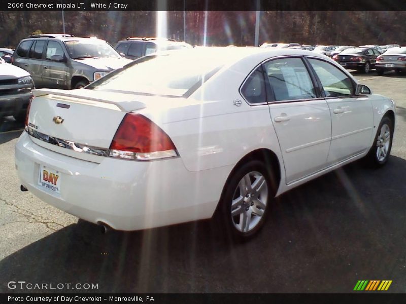 White / Gray 2006 Chevrolet Impala LT