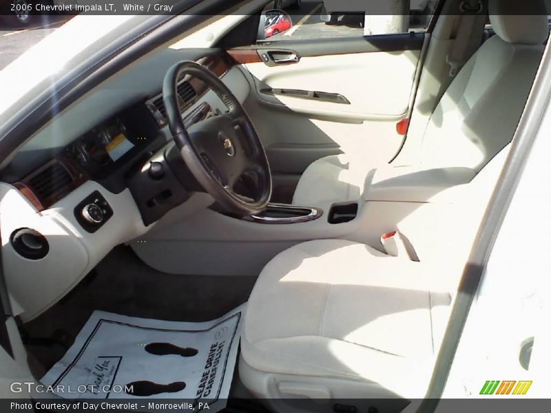 White / Gray 2006 Chevrolet Impala LT