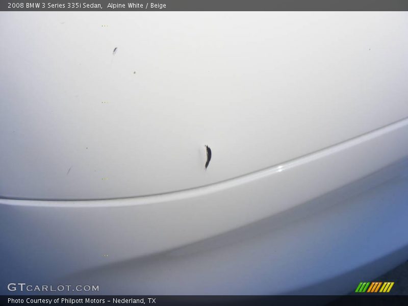 Alpine White / Beige 2008 BMW 3 Series 335i Sedan