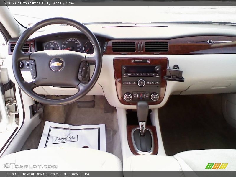White / Gray 2006 Chevrolet Impala LT