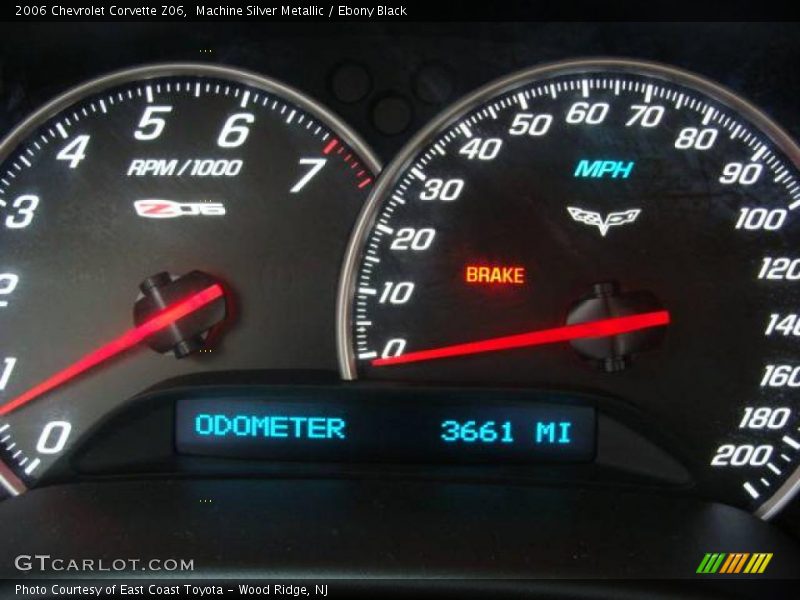 Machine Silver Metallic / Ebony Black 2006 Chevrolet Corvette Z06