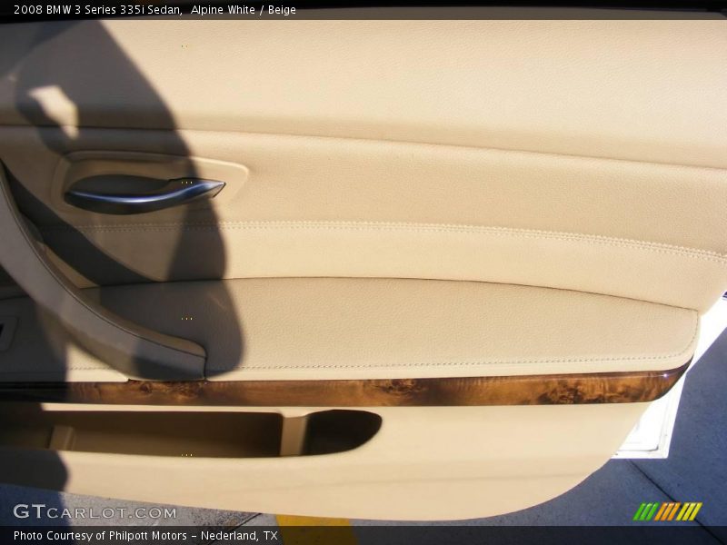 Alpine White / Beige 2008 BMW 3 Series 335i Sedan