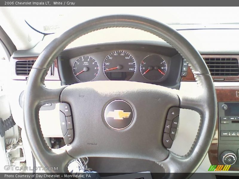 White / Gray 2006 Chevrolet Impala LT