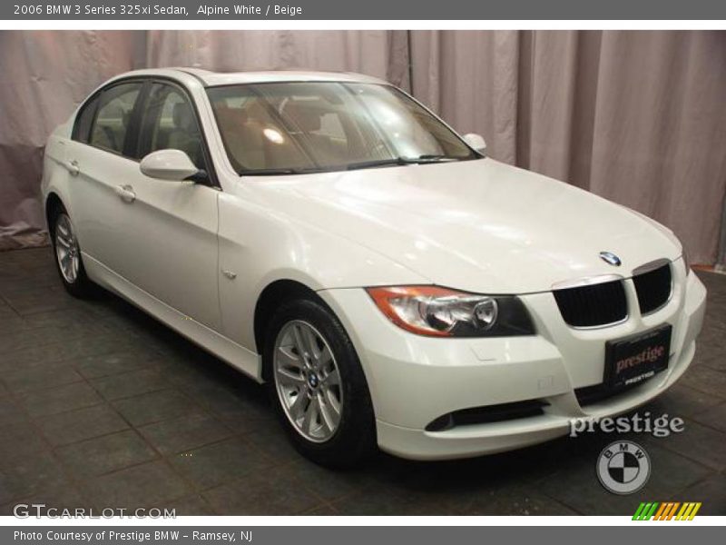 Alpine White / Beige 2006 BMW 3 Series 325xi Sedan