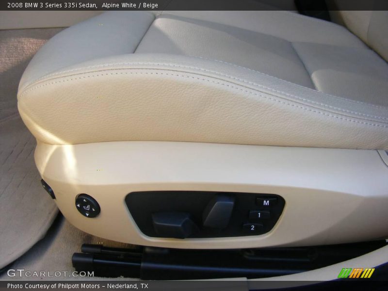 Alpine White / Beige 2008 BMW 3 Series 335i Sedan