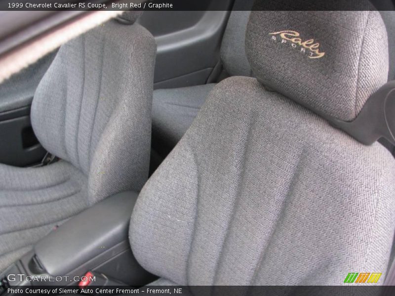 Bright Red / Graphite 1999 Chevrolet Cavalier RS Coupe