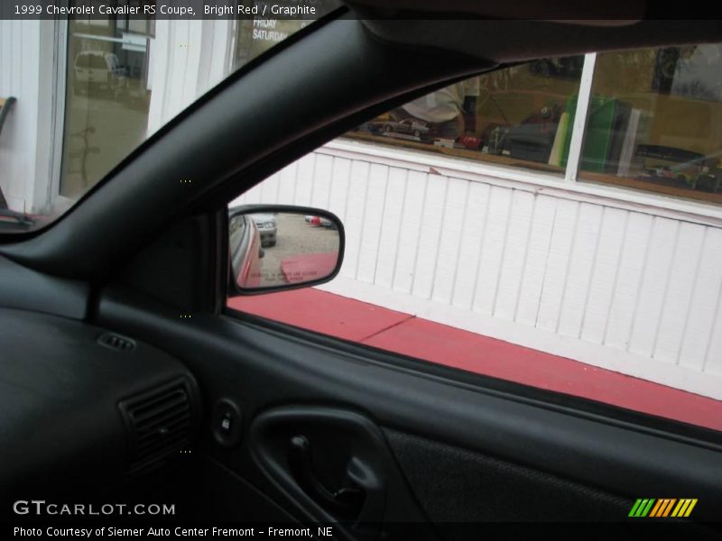 Bright Red / Graphite 1999 Chevrolet Cavalier RS Coupe