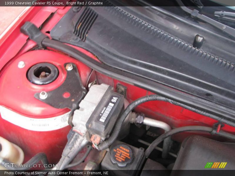 Bright Red / Graphite 1999 Chevrolet Cavalier RS Coupe