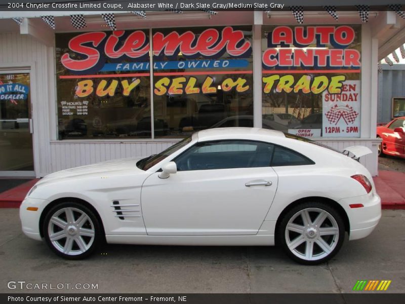 Alabaster White / Dark Slate Gray/Medium Slate Gray 2004 Chrysler Crossfire Limited Coupe