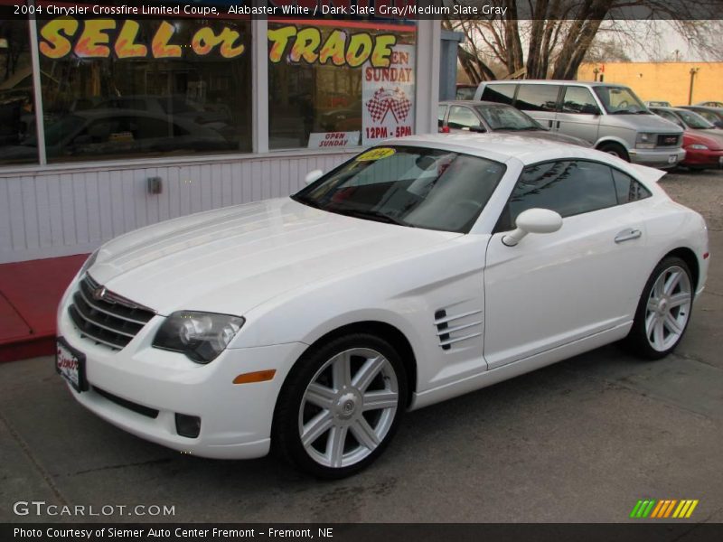 Alabaster White / Dark Slate Gray/Medium Slate Gray 2004 Chrysler Crossfire Limited Coupe