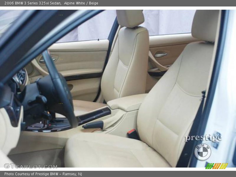 Alpine White / Beige 2006 BMW 3 Series 325xi Sedan