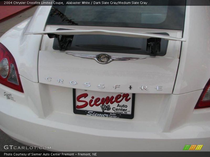 Alabaster White / Dark Slate Gray/Medium Slate Gray 2004 Chrysler Crossfire Limited Coupe