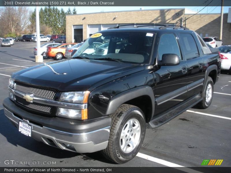 Black / Dark Charcoal 2003 Chevrolet Avalanche 1500 Z71 4x4