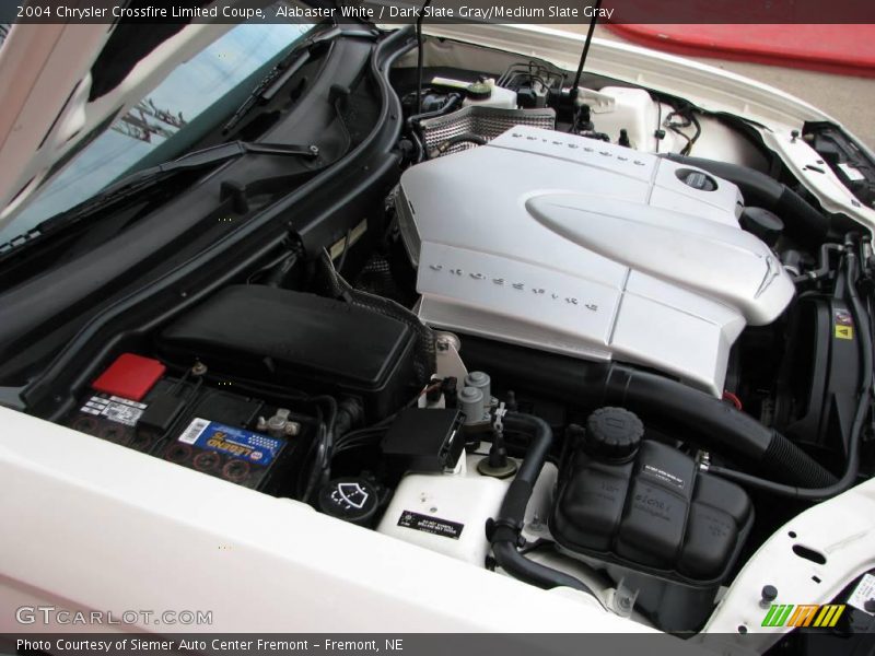 Alabaster White / Dark Slate Gray/Medium Slate Gray 2004 Chrysler Crossfire Limited Coupe