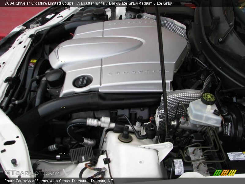 Alabaster White / Dark Slate Gray/Medium Slate Gray 2004 Chrysler Crossfire Limited Coupe