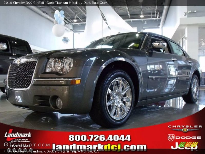 Dark Titanium Metallic / Dark Slate Gray 2010 Chrysler 300 C HEMI