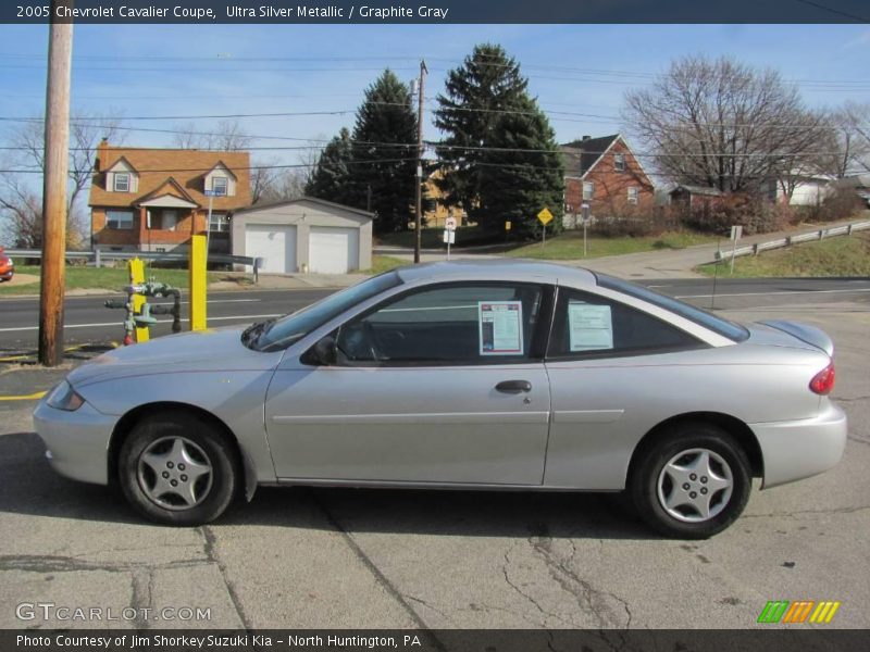 Ultra Silver Metallic / Graphite Gray 2005 Chevrolet Cavalier Coupe