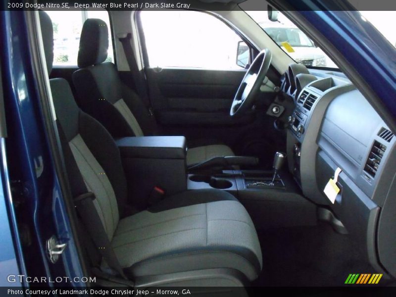 Deep Water Blue Pearl / Dark Slate Gray 2009 Dodge Nitro SE