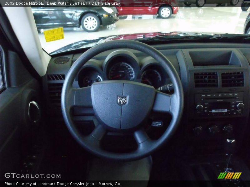 Deep Water Blue Pearl / Dark Slate Gray 2009 Dodge Nitro SE