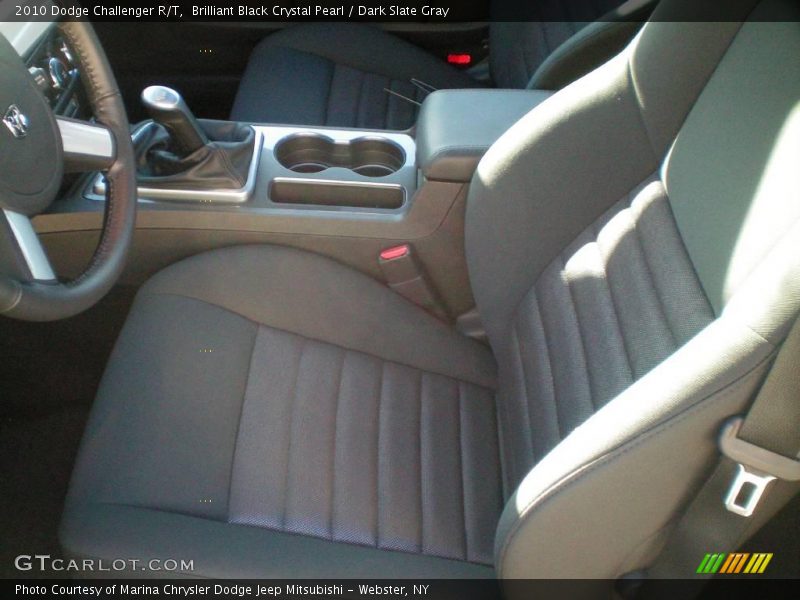 Brilliant Black Crystal Pearl / Dark Slate Gray 2010 Dodge Challenger R/T