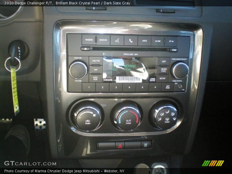 Brilliant Black Crystal Pearl / Dark Slate Gray 2010 Dodge Challenger R/T