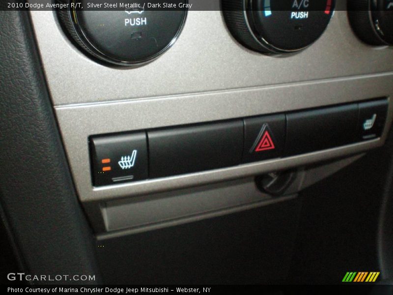 Silver Steel Metallic / Dark Slate Gray 2010 Dodge Avenger R/T