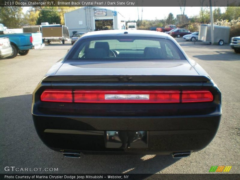 Brilliant Black Crystal Pearl / Dark Slate Gray 2010 Dodge Challenger R/T