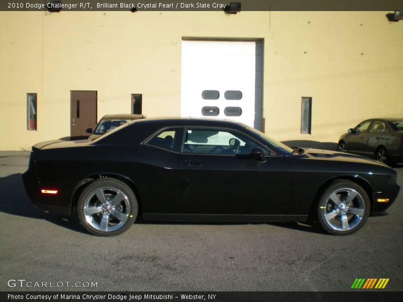 Brilliant Black Crystal Pearl / Dark Slate Gray 2010 Dodge Challenger R/T