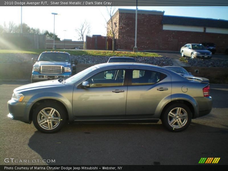 Silver Steel Metallic / Dark Slate Gray 2010 Dodge Avenger R/T