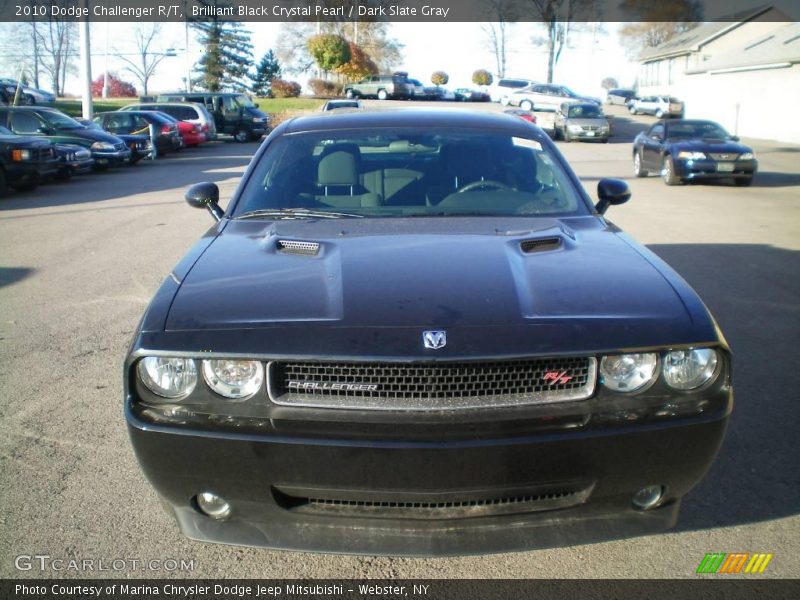 Brilliant Black Crystal Pearl / Dark Slate Gray 2010 Dodge Challenger R/T