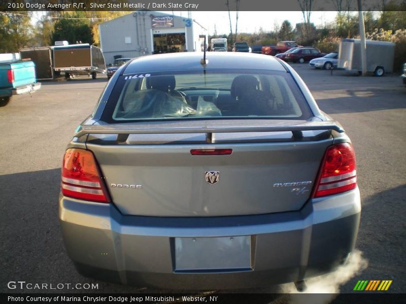 Silver Steel Metallic / Dark Slate Gray 2010 Dodge Avenger R/T