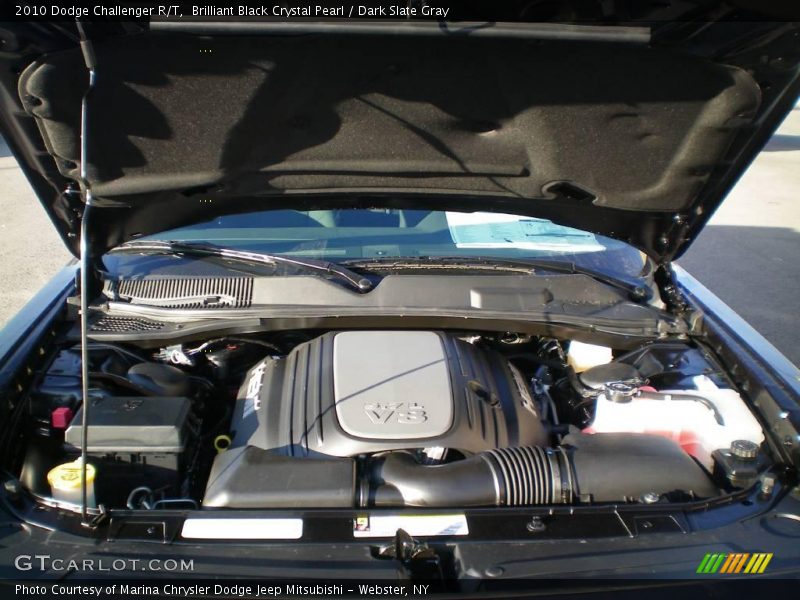 Brilliant Black Crystal Pearl / Dark Slate Gray 2010 Dodge Challenger R/T
